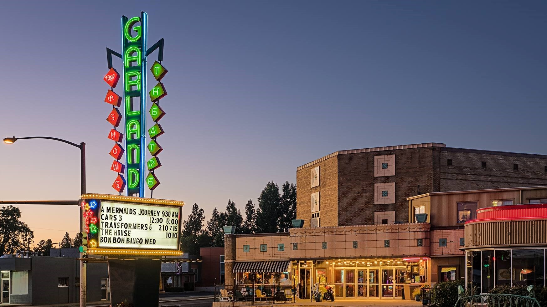 Garland Theater marquee restored after 20K project